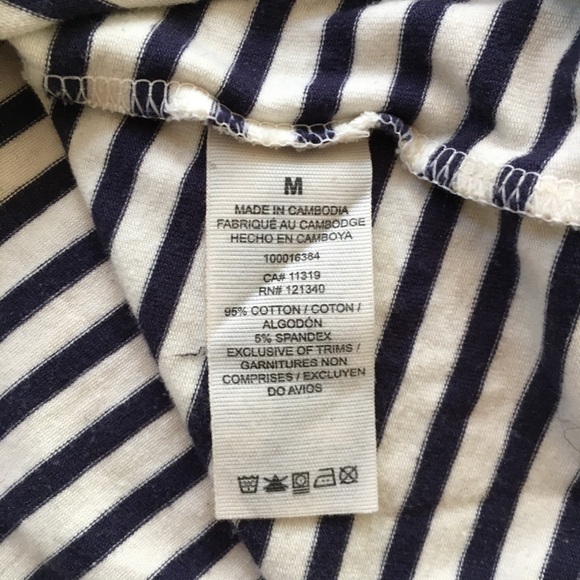 3/$30 GARAGE Striped Cotton Strappy Summer Top - Picture 6 of 6